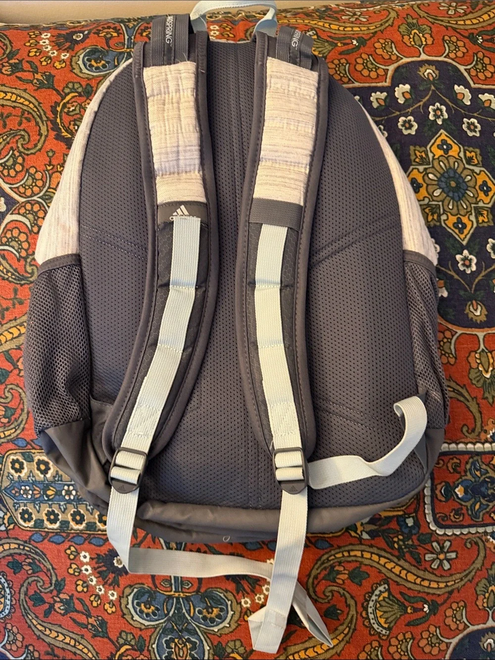 adidas Light Gray and Dark Gray Everyday Backpack